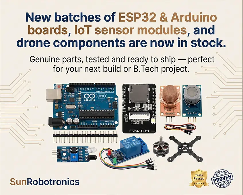 New Arrivals - ESP32, Arduino & IoT Modules
